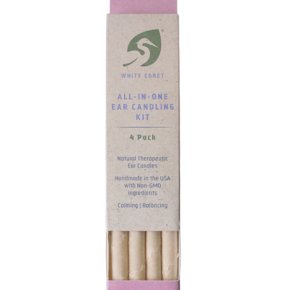 Paraffin Ear Candles Candling 4 count kit – Traditional Wellness & Relaxation